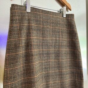 Brandy Melville Plaid Midi Skirt